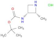 Carbamic acid, N-[(2R,3R)-2-methyl-3-azetidinyl]-, 1,1-dimethylethyl ester, hydrochloride (1:1),...