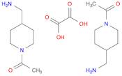 Ethanone, 1-[4-(aminomethyl)-1-piperidinyl]-, ethanedioate (2:1)