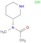 Acetamide, N-methyl-N-(3R)-3-piperidinyl-, hydrochloride (1:1)