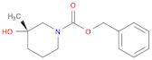 1-Piperidinecarboxylic acid, 3-hydroxy-3-methyl-, phenylmethyl ester, (3S)-