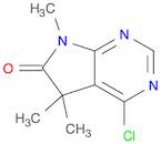 6H-Pyrrolo[2,3-d]pyrimidin-6-one, 4-chloro-5,7-dihydro-5,5,7-trimethyl-