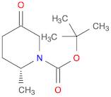 1-Piperidinecarboxylic acid, 2-methyl-5-oxo-, 1,1-dimethylethyl ester, (2R)-