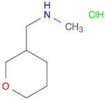 2H-Pyran-3-methanamine, tetrahydro-N-methyl-, hydrochloride (1:1)