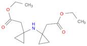 ethyl 2-(1-{[1-(2-ethoxy-2-oxoethyl)cyclopropyl]amino}cyclopropyl)acetate