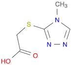 Acetic acid, 2-[(4-methyl-4H-1,2,4-triazol-3-yl)thio]-