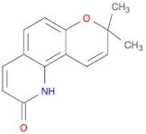 2H-Pyrano[2,3-h]quinolin-2-one, 1,8-dihydro-8,8-dimethyl-