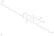 Tetradecanoic acid, (1R)-1-[[[(2,3-dihydroxypropoxy)hydroxyphosphinyl]oxy]methyl]-1,2-ethanediyl...