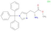 D-Histidine, 1-(triphenylmethyl)-, methyl ester, monohydrochloride (9CI)