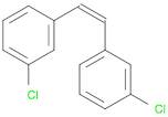 Benzene, 1,1'-(1Z)-1,2-ethenediylbis[3-chloro-