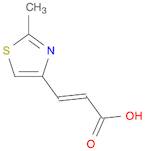 2-Propenoic acid, 3-(2-methyl-4-thiazolyl)-, (2E)-