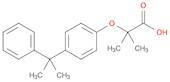 Propanoic acid, 2-methyl-2-[4-(1-methyl-1-phenylethyl)phenoxy]-