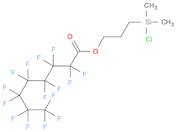 Octanoic acid, 2,2,3,3,4,4,5,5,6,6,7,7,8,8,8-pentadecafluoro-, 3-(chlorodimethylsilyl)propyl ester