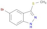 1H-Indazole, 5-bromo-3-(methylthio)-