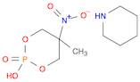 1,3-Propanediol, 2-methyl-2-nitro-, cyclic hydrogen phosphate, compd. with piperidine (1:1) (8CI)