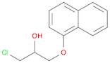 2-Propanol, 1-chloro-3-(1-naphthalenyloxy)-