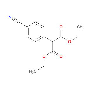 Propanedioic acid, 2-(4-cyanophenyl)-, 1,3-diethyl ester