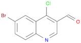 3-Quinolinecarboxaldehyde, 6-bromo-4-chloro-