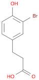 Benzenepropanoic acid, 3-bromo-4-hydroxy-