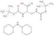 L-Alanine, N-[(1,1-dimethylethoxy)carbonyl]-3-[[(1,1-dimethylethoxy)carbonyl]amino]-, compd. with …