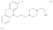 1-Piperazineethanol, 4-[3-(2-chloro-10H-phenothiazin-10-yl)propyl]-, hydrochloride (1:2)