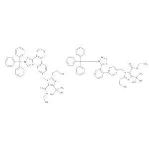 1H-Imidazole-5-carboxylic acid, 4-(1-hydroxy-1-methylethyl)-2-propyl-1-[[2'-[(triphenylmethyl)-1H(…