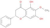 4H-1-Benzopyran-4-one, 2,3-dihydro-5,7-dihydroxy-6-methoxy-2-phenyl-, (2S)-