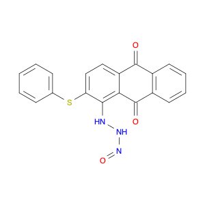 9,10-Anthracenedione, 1-(2-nitrosohydrazinyl)-2-(phenylthio)-