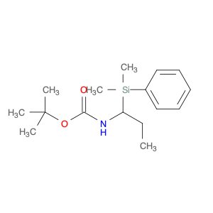 Carbamic acid, [1-(dimethylphenylsilyl)propyl]-, 1,1-dimethylethyl ester (9CI)