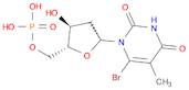 5'-Thymidylic acid, 6-bromo- (9CI)