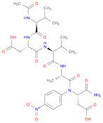 L-α-Asparagine, N-acetyl-L-valyl-L-α-aspartyl-L-valyl-L-alanyl-N-(4-nitrophenyl)-