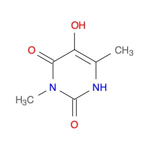 2,4(1H,3H)-Pyrimidinedione, 5-hydroxy-3,6-dimethyl-