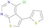 Thieno[2,3-d]pyrimidine, 4-chloro-5-(2-thienyl)-