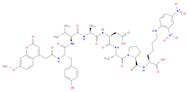 L-Lysine, N-[2-(7-methoxy-2-oxo-2H-1-benzopyran-4-yl)acetyl]-L-tyrosyl-L-valyl-L-alanyl-L-α-aspa...