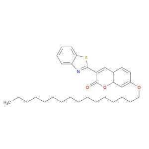 2H-1-Benzopyran-2-one, 3-(2-benzothiazolyl)-7-(hexadecyloxy)-