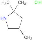 Pyrrolidine, 2,2,4-trimethyl-, hydrochloride (1:1), (4S)-