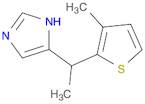 1H-Imidazole, 5-[1-(3-methyl-2-thienyl)ethyl]-