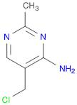 4-Pyrimidinamine, 5-(chloromethyl)-2-methyl-