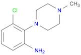 Benzenamine, 3-chloro-2-(4-methyl-1-piperazinyl)-