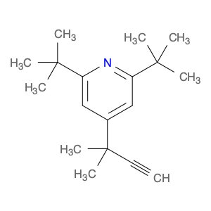 Pyridine, 2,6-bis(1,1-dimethylethyl)-4-(1,1-dimethyl-2-propyn-1-yl)-