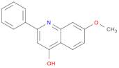 4-Quinolinol, 7-methoxy-2-phenyl-