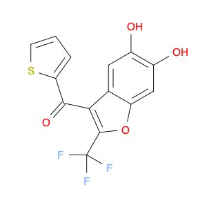 Methanone, [5,6-dihydroxy-2-(trifluoromethyl)-3-benzofuranyl]-2-thienyl-