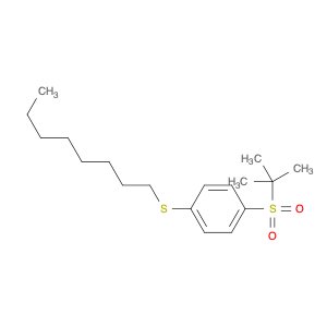 Benzene, 1-[(1,1-dimethylethyl)sulfonyl]-4-(octylthio)-