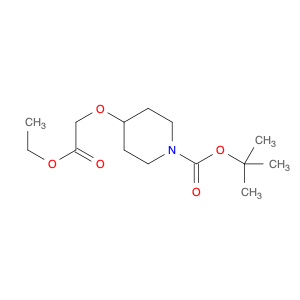 1-Piperidinecarboxylic acid, 4-(2-ethoxy-2-oxoethoxy)-, 1,1-dimethylethyl ester