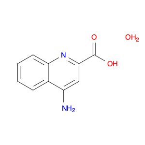 2-Quinolinecarboxylic acid, 4-amino-, hydrate (1:1)