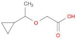 Acetic acid, 2-(1-cyclopropylethoxy)-