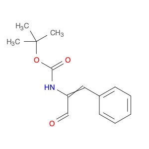 Carbamic acid, (1-formyl-2-phenylethenyl)-, 1,1-dimethylethyl ester (9CI)