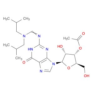 Guanosine, N-[[bis(2-methylpropyl)amino]methylene]-, 3'-acetate (9CI)