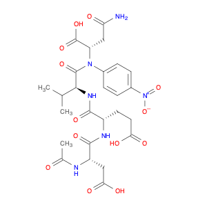 L-Asparagine, N-acetyl-L-α-aspartyl-L-α-glutamyl-L-valyl-N-(4-nitrophenyl)- (9CI)