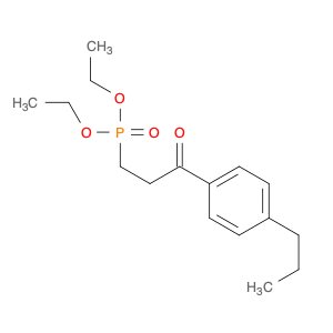 Phosphonic acid, [3-oxo-3-(4-propylphenyl)propyl]-, diethyl ester (9CI)