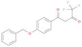 1,3-Butanedione, 4,4,4-trifluoro-1-[4-(phenylmethoxy)phenyl]-